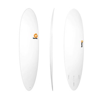 Surfboard TORQ Epoxy TET 7.6 Funboard  Weiss