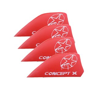 CONCEPT X KItefinnen G10 5 cm Set rot
