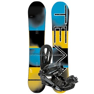 NITRO Snowboard Set TEAM WIDE 157 + WIZARD Bindung BLACK L