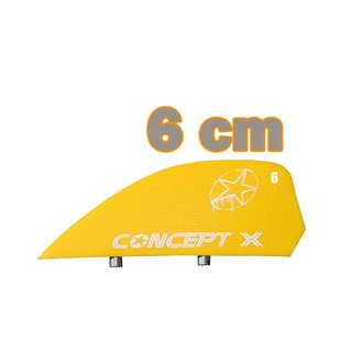 CONCEPT X HC Kitefinne Kiteboard 6 cm Gelb