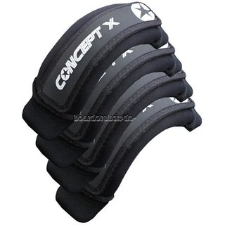 CONCEPT X Footstrap ULTIMATE Black 4er Set