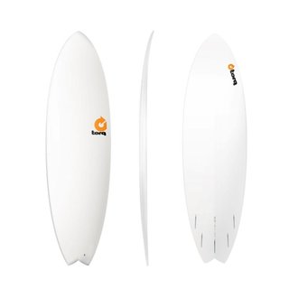 Surfboard TORQ Epoxy TET 6.3 MOD Fish Weiss