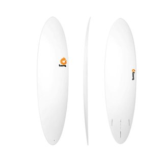 Surfboard TORQ Epoxy TET 7.2 Funboard  Weiss