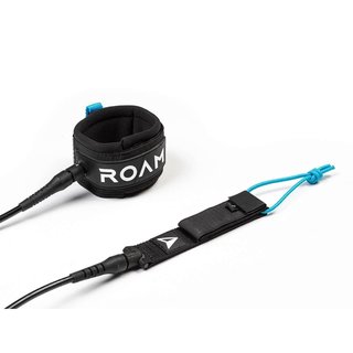 ROAM Surfboard Leash Premium 7.0 215cm 7mm Schwarz