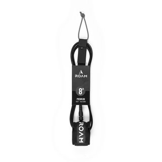 ROAM Surfboard Leash Premium 8.0 Schwarz
