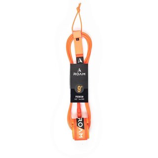 ROAM Surfboard Leash Premium 9.0 Orange