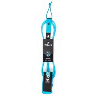 ROAM Surfboard Leash Premium 9.0 Knie Blau