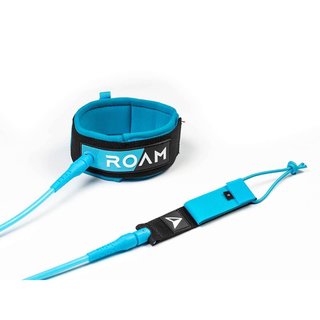 ROAM Surfboard Leash Premium 9.0 Knie Blau