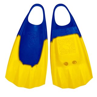 Bodyboard Flossen WAVE GRIPPER S 37-38 Blau Gelb