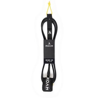 ROAM Surfboard Leash Big Wave 7.0  8mm Schwarz