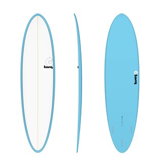 Surfboard TORQ Epoxy TET 7.2 Funboard Blue Pinline