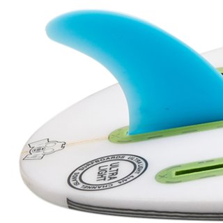 FUTURES Thruster Fin Set F2 SOFT Safety XS Blau