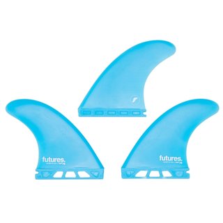 FUTURES Thruster Fin Set F8 SOFT Safety L Blau