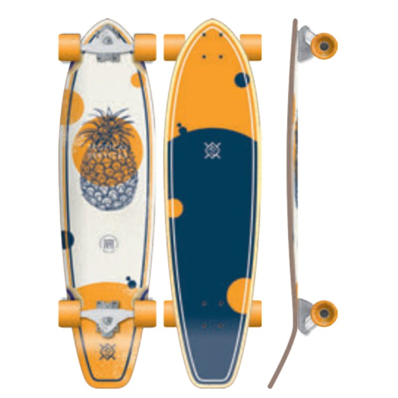 Flying Wheels Carving Skateboard 35 Tropical, 139,95