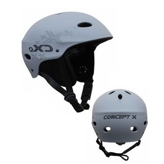 CONCEPT X HELM Kiten Surfen Wakeboard Kajak GRAU L