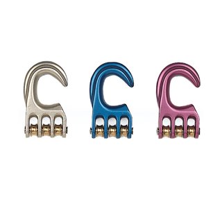 Trimmhaken HD Haken geschmiedet,Farbig eloxiert 4 Rollen