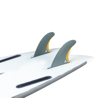 ROAM Quad Rear Fin Set Medium two tab Smoke