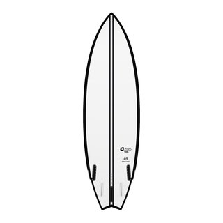 Surfboard TORQ TEC Go-Kart 6.2 Rail Schwarz