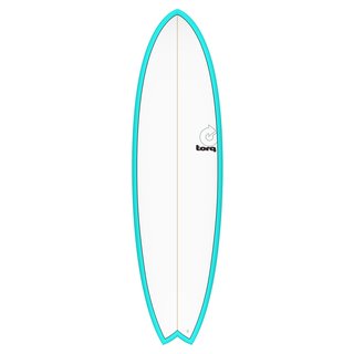 Surfboard TORQ TET 6.6 MOD Fish Blau Pinline