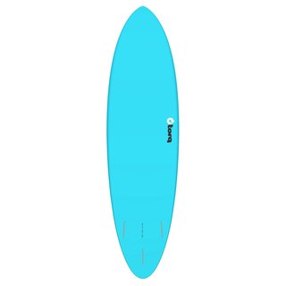 Surfboard TORQ Epoxy TET 6.8 Funboard Blau Pinline