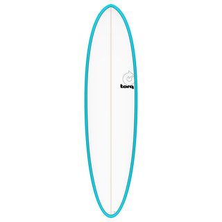 Surfboard TORQ Epoxy TET 7.2 Funboard Blue Pinline