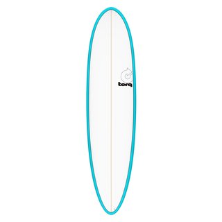 Surfboard TORQ TET 7.6 MOD Fun Blau Pinline