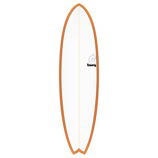 Surfboard TORQ Epoxy TET 7.2 MOD Fish OrangeRail