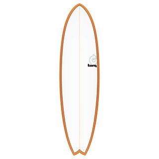Surfboard TORQ TET 7.2 MOD Fish Orange Rail