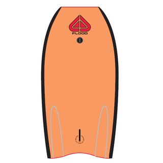 FLOOD Bodyboard Usurper 41 Red Orange