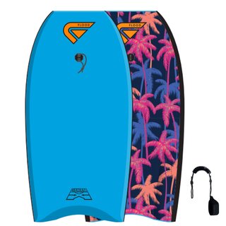 FLOOD Bodyboard Dynamx Stringer 41 Blau Palm II