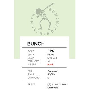 SNIPER Bodyboard Bunch II EPS Stringer 42,5 Gelb