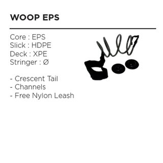 Wave Power Bodyboard Woop 42 Blau Aqua