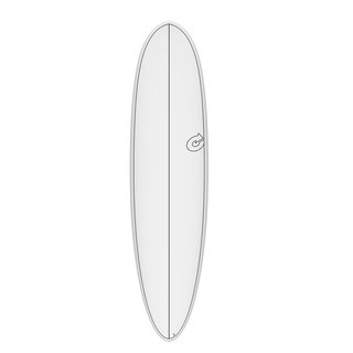 Surfboard TORQ TEC-HD 24/7 9.0 Weiss Pinline