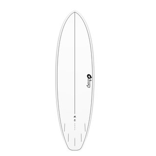 Surfboard TORQ TEC-HD BigBoy23 6.10 Weiss Pinline