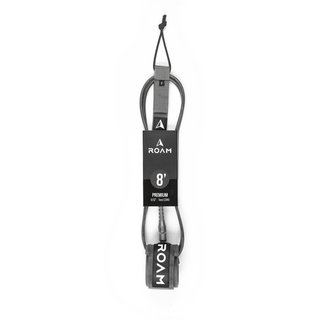 ROAM Surfboard Leash Premium 8.0 Grau