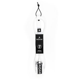 ROAM Surfboard Leash Premium 7.0 Weiss