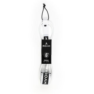ROAM Surfboard Leash Premium 6.0 Weiss