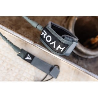 ROAM Surfboard Leash Premium 6.0 183cm 7mm Grau