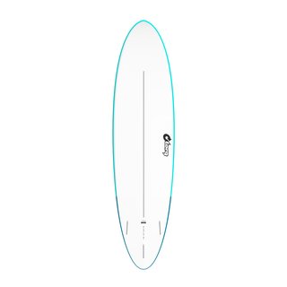 Surfboard TORQ Softboard EVA 7.6 Funboard Blau