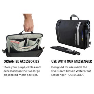OverBoard Messenger Bag Organiser Innentasche 15