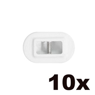 FUTURES Leash Plug Weiss 10 St�ck