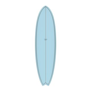 Surfboard TORQ Epoxy TET 7.2 MOD Fish CC Blau