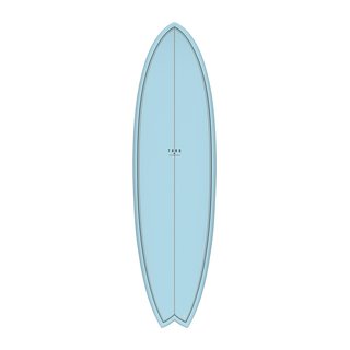 Surfboard TORQ Epoxy TET 6.3 MOD Fish CC Blau