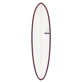 Surfboard TORQ Epoxy TET 7.2 Funboard White Burgun