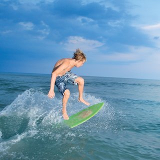Skimboard SkimOne EPS Epoxy Bambus CLOVER 52 Teal