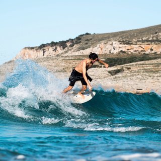 Skimboard SkimOne EPS Epoxy Bambus CLOVER 52 Teal