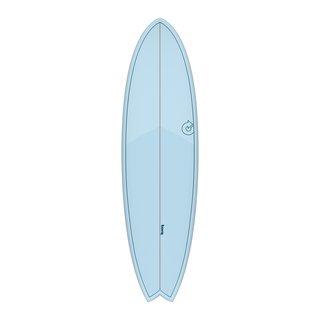 Surfboard TORQ TET 7.2 MOD Fish Arctic Blue