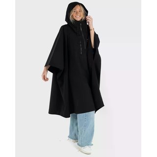 DRYROBE Regen-Poncho wasserdicht Schwarz unisize