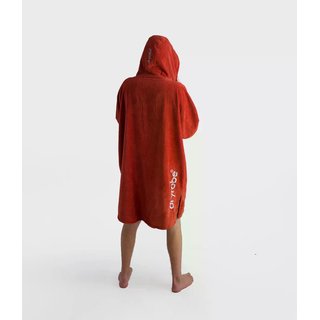 DRYROBE Fullzip Handtuchmantel Baumwolle Orange S