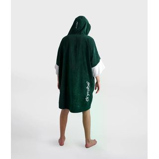 DRYROBE Fullzip Handtuchmantel Baumwolle Gr�n L